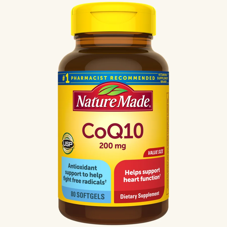 Bottle of Nature Made CoQ10 200 mg Softgels