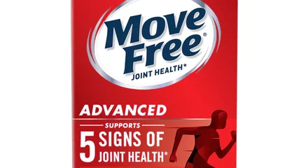 Move Free Advanced Glucosamine + Chondroitin joint supplement box, 80 coated tablets
